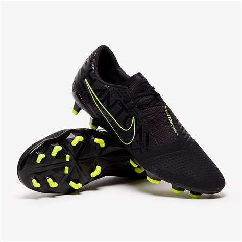 Nike Phantom VNM Pro FG - Black/Volt - Firm Ground - Mens Soccer Cleats