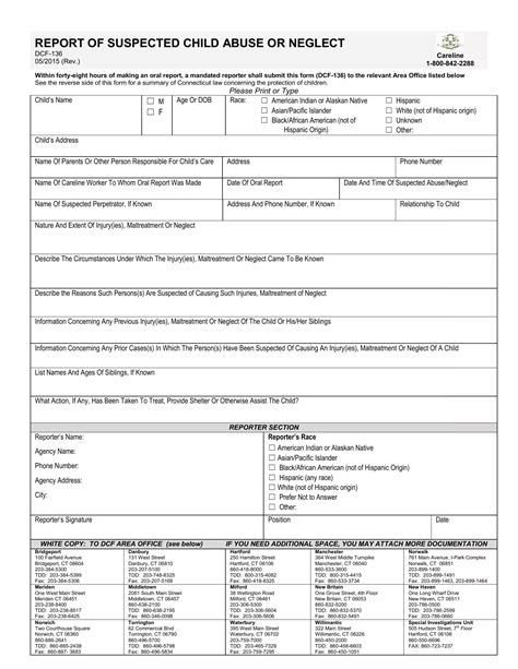 Dcf Fillable Form Printable Forms Free Online