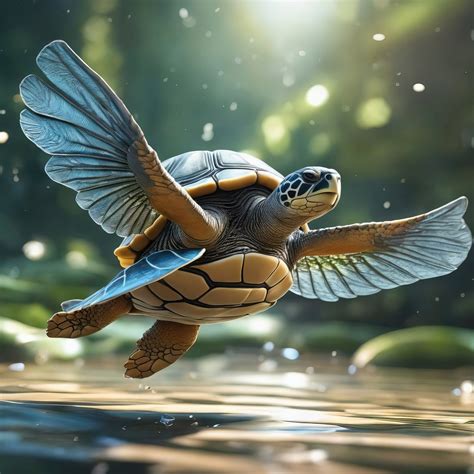 Flying Turtle Wallpaper