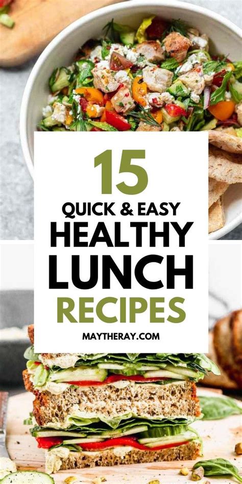 15 Easy Healthy Lunch Ideas for Work