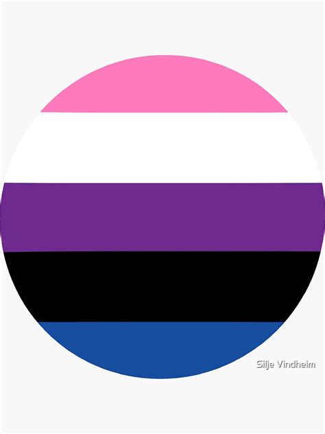 Gender Fluid Flag Sticker For Sale By Pandacomics Redbubble