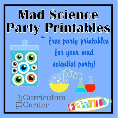 Free Printable Science Birthday Party Invitations Free Printable