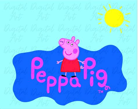 Peppa Pig Svg Files For Cricut Peppa Pig Svg Bundle Cartoon Etsy Ireland