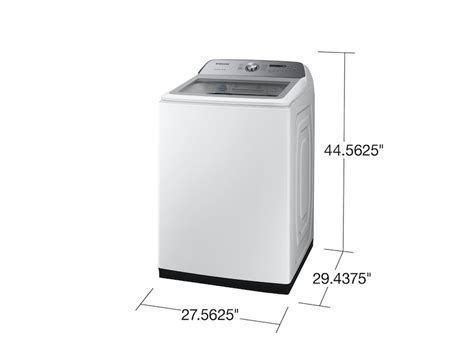 49 Cu Ft Capacity Top Load Washer With Activewave™ Agitator And Active Waterjet In White