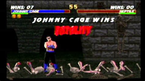 Johnny Cage Fatalities Clássicos Mortal Kombat 1 Ao Mortal Kombat