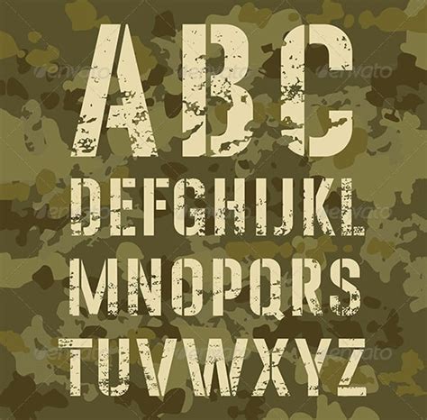 Alphabet Stencils | Free & Premium Templates