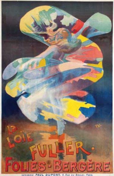 La Loïe Fuller Follies Bergère by Jean De Paleologue artist at Van