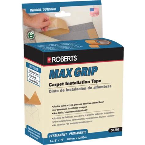 Roberts Max Grip Double Sided Carpet Installation Tape Ft Walmart