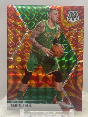 Panini Mosaic Reactive Orange Prizm Daniel Theis Ebay