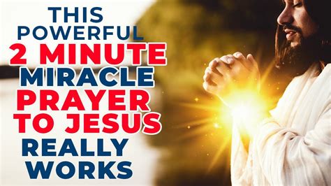 This Powerful Miracle Prayer To Jesus Really Works Pray Now And Hell