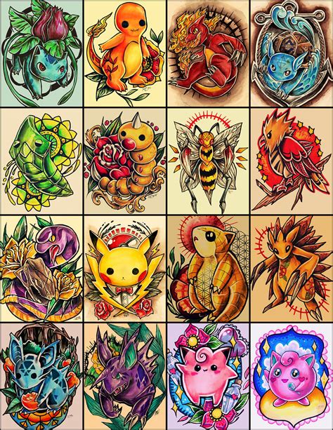 Pokemon Tattoo Designs On Behance