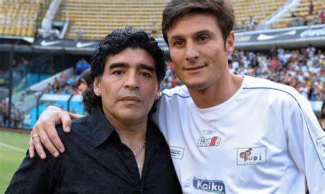 Inter Zanetti Ricorda Maradona Quando Ti Parlava Sentivi Qualcosa Di