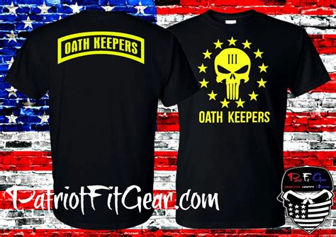 T Shirt Oath Keepers Against All Enemies Foreign And Domestic We Are