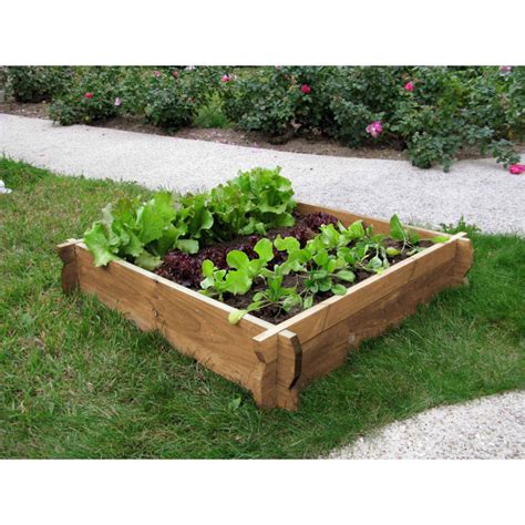 Votre Carr Potager En Bois Non Trait H Cm Sur Jardin Et Saisons