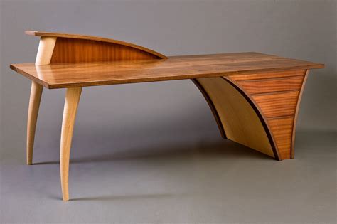 Trimerous Desk | Hall & Console Hardwood Table - Seth Rolland