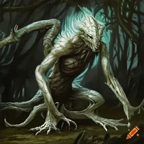 Artwork Of A Magic The Gathering Sliver Creature