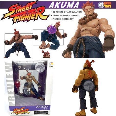 Sota Neca Street Fighter Iv Capcom Akuma Posable Figure Bnib