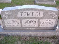 Sophia M Fleck Tempel 1896 1987 Find A Grave Memorial