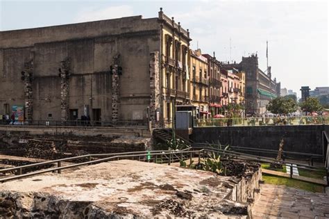 Premium Photo | Ruins of Templo Mayor in the center of Mexico city Mexico