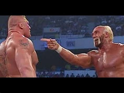 Brock Lesnar Vs Hulk Hogan Wwe Smackdown Hd Youtube