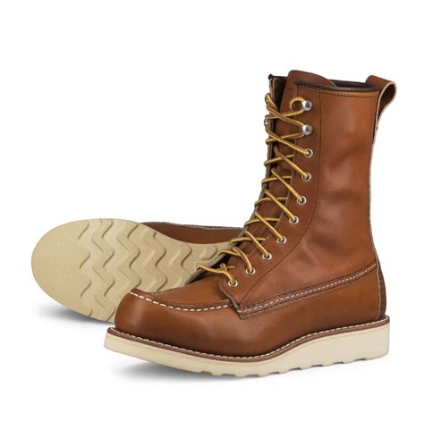 Red Wing Shoes Woman Style No 3427 8 Inch Moc Toe Oro Legacy Leather