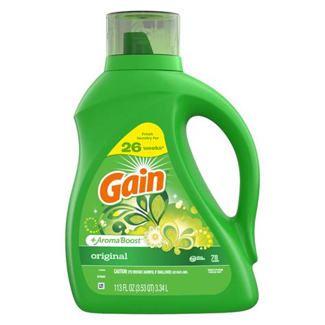 Gain Liquid Laundry Detergent Original Scent 2ct 113oz Cleaning Fast