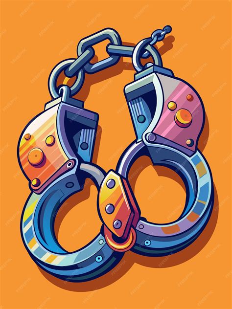 drawing of handcuffs 6