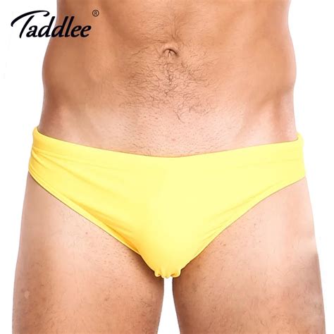 Taddlee Brand Sexy Men S Swimwear Swimsuits Gay Penis Pouch Solid