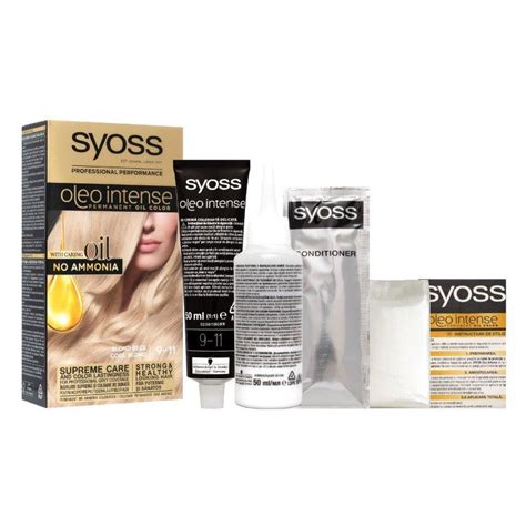 Vopsea De Par Permanenta Fara Amoniac Syoss Color Oleo Intense 9 11