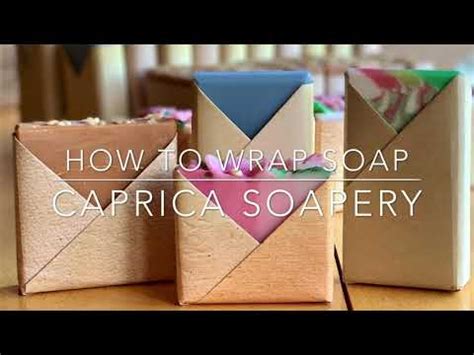 How To Wrap Soap Soap Paper Jackets Wrapping Soap Packaging Tutorial