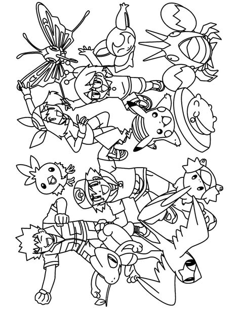 Pokemon Coloring Pages Join Your Favorite Pokemon On An Adventure