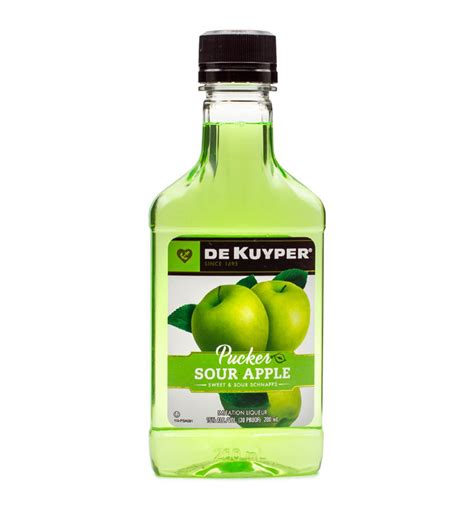 Dekuyper Pucker Sour Apple Schnapps Liqueur 200ml 5 Uncle Fossil