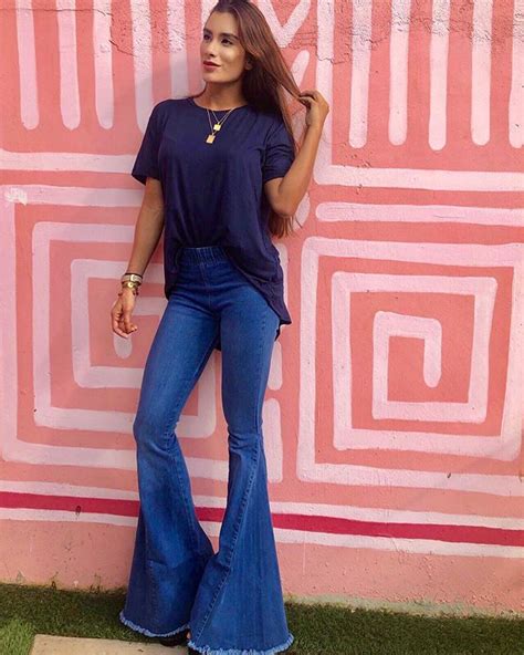 Pin By Luciana Rocha On Looks Calça Jeans Flaire Denim And Lace Cozy