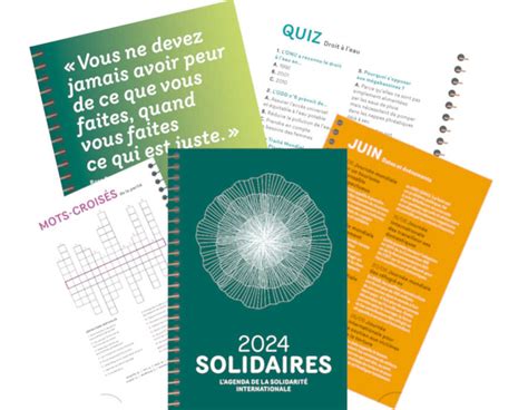 Lagenda 2024 De La Solidarité Internationale Ritimo