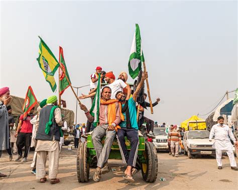 Farmers Are Protesting Against New Farm Law In India Editorial Image