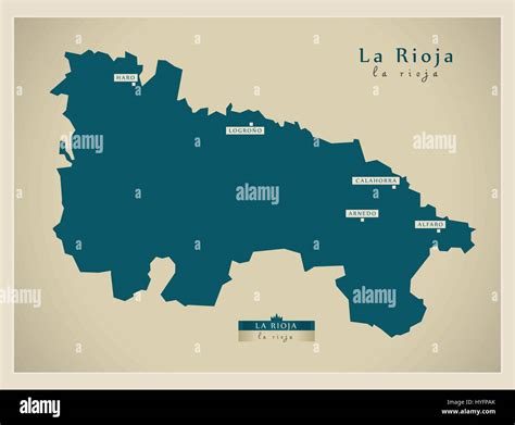 Mapa De La Rioja Vector Imágenes Vectoriales De Stock Alamy