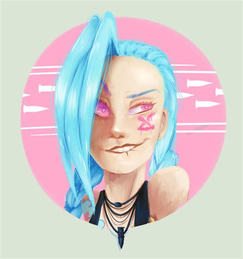 Jinx Portrait By Omellopi On Deviantart