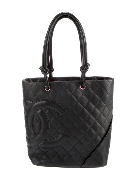 Chanel Medium Ligne Cambon Tote Black Totes Handbags Cha