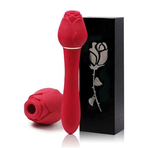 Girlspower Toy Sex Rose Sucks Vibrator Wand Sucking Rose Flower Shaped