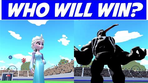 Frozen Elsa Vs Venom In Disney Disney Games Superhero Race Elsa