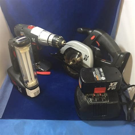 Craftsman 19v Drill Saw Flashlight 2 Batteries And Charger Set For Sale In Marietta Ga 5miles