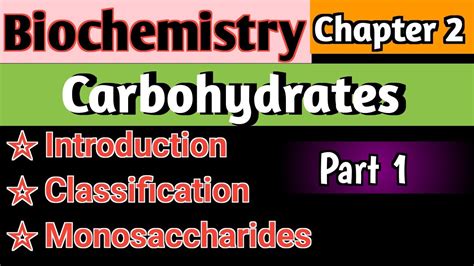 Biochemistry Chapter 2 In Hindi Carbohydrate In Hindi