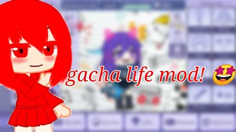 Review Gacha Life Mod🤩🤩 Bagus Banget 🤩🤩😍 Youtube