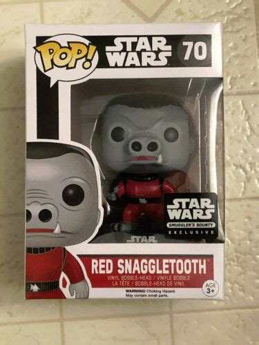 Funko Pop Star Wars Smuggler S Bounty Exclusive Red Snaggletooth