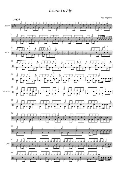 Tool Schism Drum Sheet Music Artofit