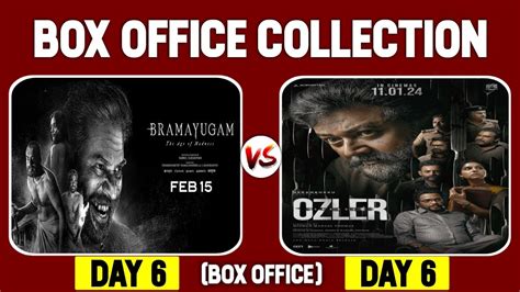 Bramayugam Vs Abraham Ozler Days Box Office Collection Mammootty