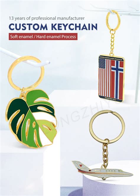 Longzhiyu Years Manufacturer Professional Custom Keychains Metal