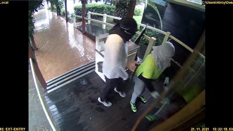 Cctv Footage Released Of Armed Robbery In Sydneys West Police Call