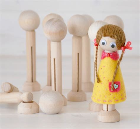 Diy Clothespin Doll 30 Wooden Dolls Wooden Clothespins Dolls Diy Clothespin With Head And