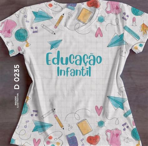 Tshirt Profiss O Educa O Infantil Modelo Baby Look Elo